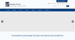 Desktop Screenshot of industryforum.co.uk
